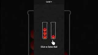 BALL SORT COLOR WATER PUZZLE [Nivel - 1] #tendencias #tiktok #shorts #viralgames #ball #sort #color