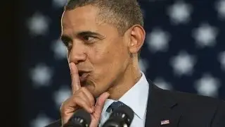 President Obama pardons the interruptions
