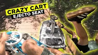 Crazy Cart High Speed Nature Trail Exploration//Head Mount POV