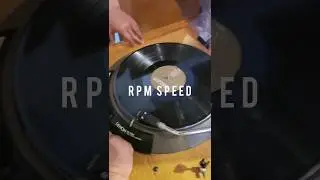 RPM Speed #vinyl #turntable #vintage