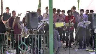 Jazz Festival Marsden Sun 12 Oct 14 23 Bandstand in the Park - Manchester University Jazz Orchestra