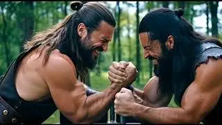 Arm wrestling between Ertugrul and Noyan/ behind the scene/ BTS