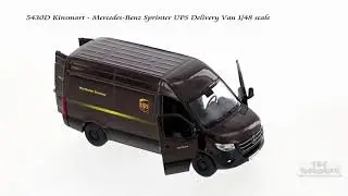 5430D Kinsmart Mercedes-Benz Sprinter UPS Delivery Van 1/48 scale