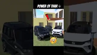 power of Thar 💪 || Indian bike driver 3D game #shortsviral #gaming #viral