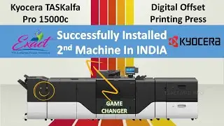 Kyocera TASKalfa Pro 15000c successfully installed a 2nd machine in India, Xerox IJP900 Inkjet Press