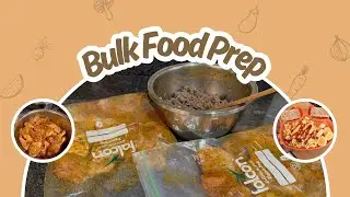 BULK FOOD PREP. Starting the Year. Vlog