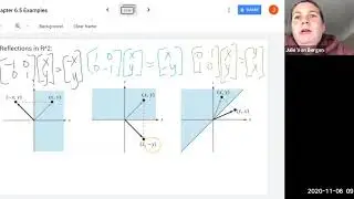 Math 250 Reflections, Expansions, Contractions, and Shears with Linear Transformations