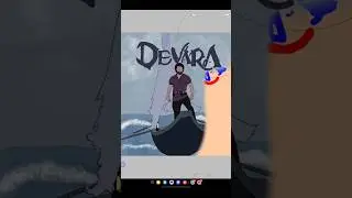 Devara drawing #devara #telugu #digitalart #new #song #art #artist #fishing #sea #blue #trend #movie