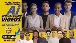 Engage your audience with professional ai spokesperson video