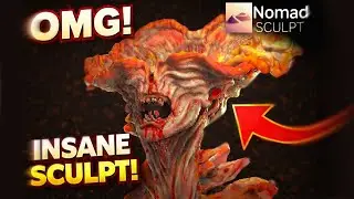 Sculpting a CLICKER from The Last of Us |  Nomad Sculpt
