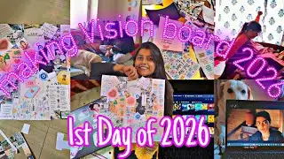 💕First Day in 2026✨Making Vision Board🎯Watch Web Series🎥Doing my favourite things❄️🌷#2026 