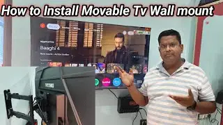 How to Install Amazon Basics Movable TV Wall Mount Step-by-Step 🔥 | Movable TV Wall Mount 📺