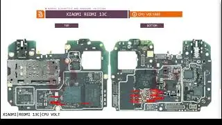 XIAOMI REDMI 13C Diode GR VOLTAGES Schematic Diagram #xiaomi 