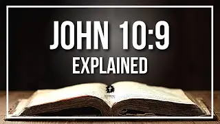 JOHN 10:9 Explained - What Does The Bible Verse JOHN 10:9 [KJV] REALLY Mean?