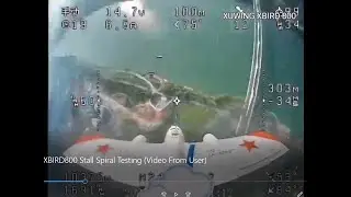 XUWING XBIRD800 Stall&Spiral Testing