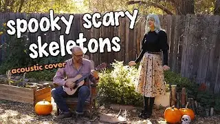 Spooky Scary Skeletons (Ginny Di cover) &mdash; Halloween acoustic cover song