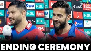 Ending Ceremony | Lahore Qalandars vs Karachi Kings | Match 30 | HBL PSL 8 | MI2A