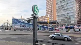 Rodeln auf dem Potsdamer Platz