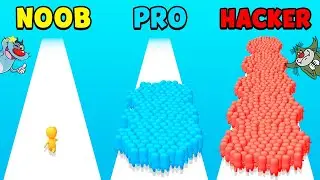 NOOB vs PRO vs HACKER - Count Masters | 4Fun