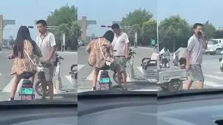 Chinese Man Stealing Women's Socks