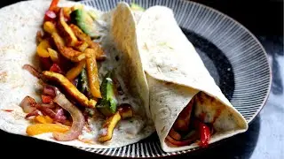 Paneer Fajitas | Cottage Cheese Fajitas | Vegetarian Fajitas