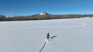 No age to ride the Widescape WS250 snowmobile