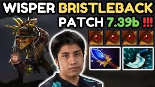 🔥 NEW PATCH 7.38b - Wisper BRISTLEBACK Offlane Gameplay 🔥 Wisper - Dota 2 Offlane