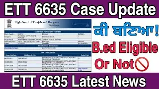 Ett 6635 court case || Ett 6635 posts Latest Update