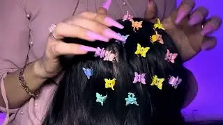 ASMR Ultra Tingly Scalp Sounds, ASMr Clips, Gentle Plucking