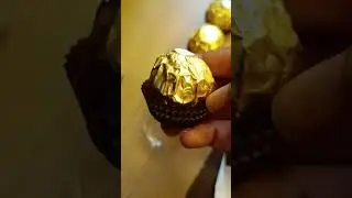 🍫FERRERO ROCHER rich & tasty chocolate😋4 pieces ₹149/- 😳#shortvideo #sorts #sweets #chocolate