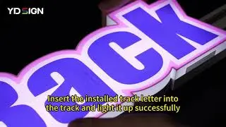 Installation Tutorial of 3D Track Luminous Letter#3dtracking
