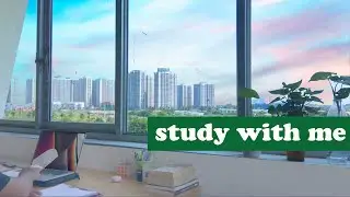 STUDY WITH ME | 1HOURS  | Background Music, Writing Sounds, No break,