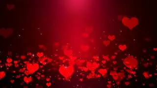 Romantic Love Bubbles Rising | Pink Background Animation