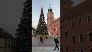 وارسو في الشتاء والكريسماس 🎄❄️ | أجواء بولندا الاحتفالية