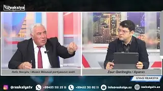 Hafiz Haciyev uzun fasilədən sonra CANLI YAYIMDA - SİYASİ REAKSİYA