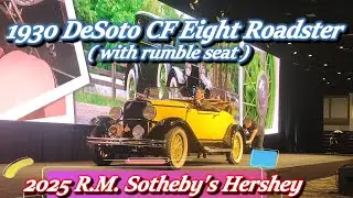 1930 DeSoto CF Eight Roadster crosses the block 2025 R M Sotheby's Hershey