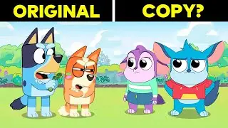 Худшая копия BLUEY? CHIP CHILA против BLUEY!