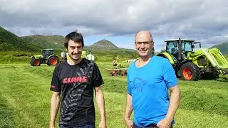 CLAAS traktorer og grashøsteutstyr | Knut Johnny og Erlend Enoksen