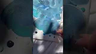 clasyq art loving all the different shades of blue 💟 #trend #fyp #art #painting #plaster #homedecor