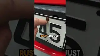 Решение проблемы ржавых болтов номерного знака 😍 #jdmcars #rust #nz #fastandfurious10 #carmods