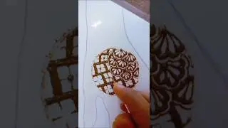 unique circle Hina mehandi design.#hennadesign .#youtubeshorts #ytshorts #trendingshorts #mehndi