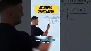 Ableitung Grundlagen #mathebydanieljung #shorts