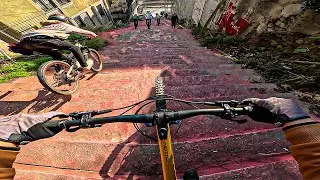 Istanbul Urban Downhill ⚡ Non-Stop Riding