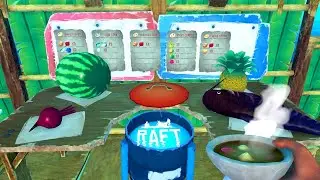raft Cooking pot/ Raft Gamplay