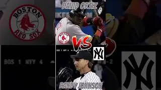Big Papi David Ortiz VS Randy Johnson AB2 - #MLB Opening Day 2005 #baseball