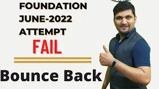 Bounce Back | CA foundation Students  | now Target Dec 2022 Attempt