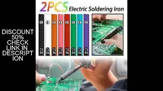2PCS 510 Thread Battery Cart Pen Adjustable Voltage Electric Soldering Iron with USB Charger Cable S