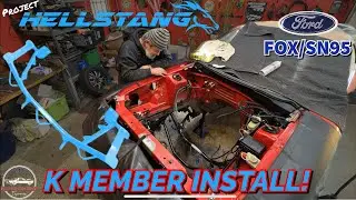 Установка трубчатого элемента K Ford Mustang 79-04! RACECRAFT