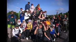 Aqeel Gemok and Aqeed Bangla with Jom Trekking (Kelab Kesihatan Woodlands).