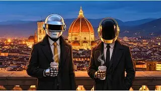☕ DAFT PUNK Florence Night Vibes | Chillwave, Synthwave, Retro Funk, Nu Disco, Electronic Playlist